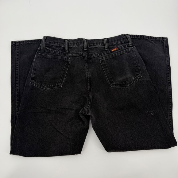 Rustler Other - Rustler Mens Regular Fit Straight Leg Black Denim Jeans 87621CB 34x30 Vintage